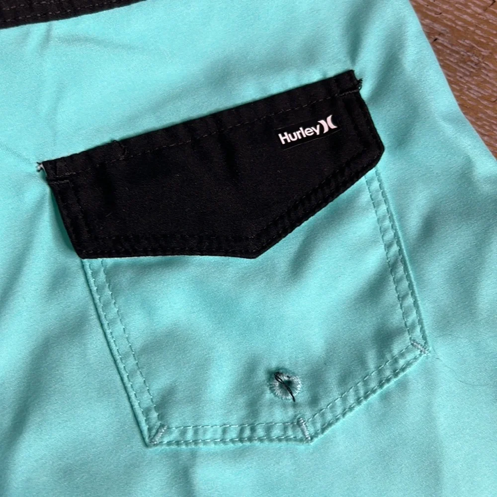 HURLEY Teal Swim Boardshorts 5